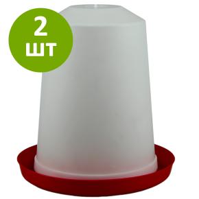 Поилка вакуумная 5 л Corti, комплект 2 шт.