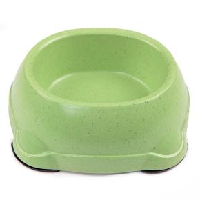 Миска для собак и кошек, 15x13.5x5.5 см, 250 мл, зеленый