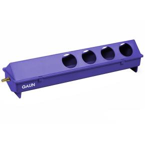 Поилка автоматическая для птиц, пластик, фиолетовая