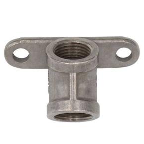 Крепление для ниппельной поилки 45°, нержавеющая сталь, 1/2