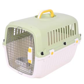 Переноска Transport 61.1x40.5x41.9 см для кошек и собак Pet Choice стандарт IATA, зеленая 