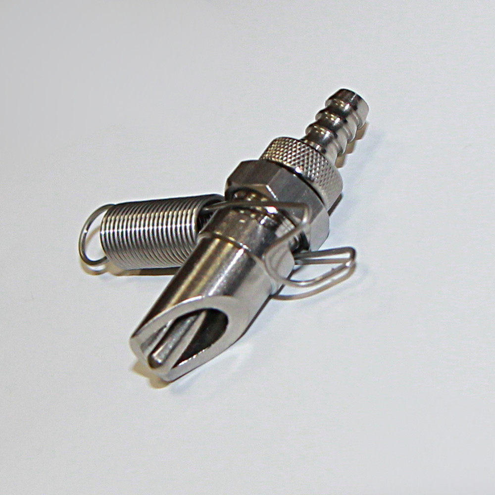 Поилка ниппельная для шиншилл металл с пружиной, 5 шт.