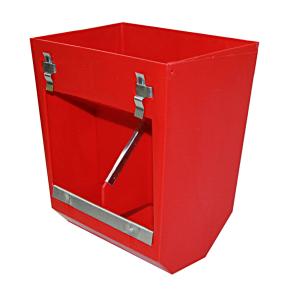 Кормушка бункерная для кроликов 2 секции пластик без крышки