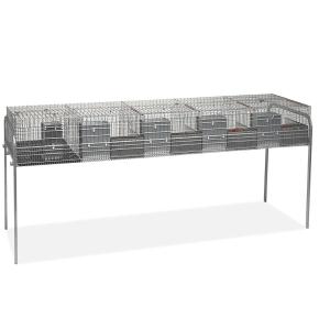 Клетка для кроликов 230 см пятисекционная для размножения 