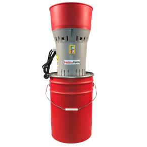 Зернодробилка HobbyFarm EM-25 для измельчения зерна электрическая с функцией мельницы / в комплекте 4 сита