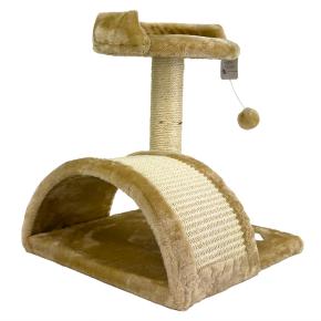 Когтеточка-комплекс 35х35х45 см, бежевый