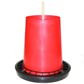 Кормушка бункерная 18 кг пластик с разделительной решеткой без крышки для цыплят