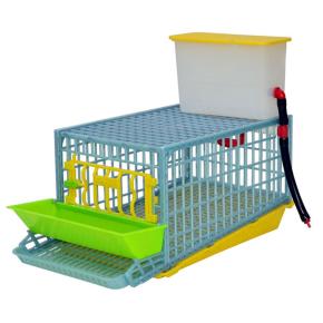 Клетка Comfortplast для перепелов mini с яйцесборником 28x61x46 см, пластиковая