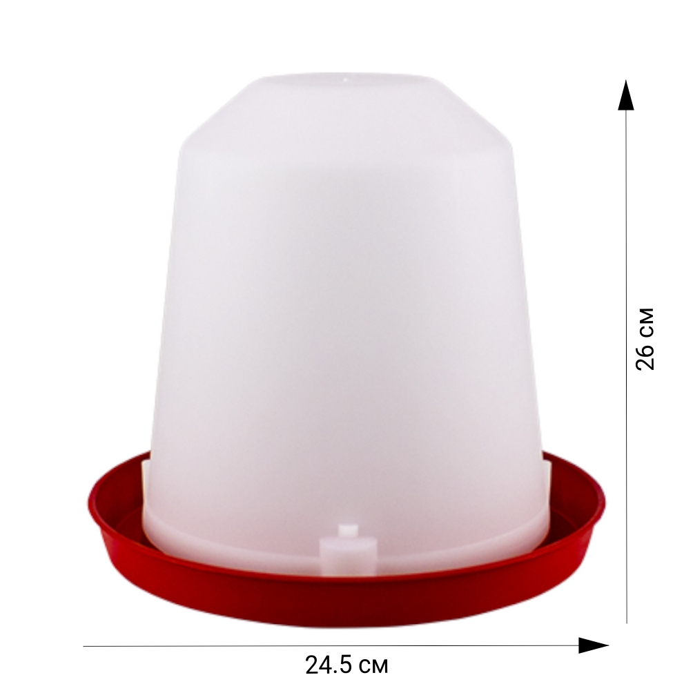 Поилка вакуумная 5 л, комплект 2 шт.