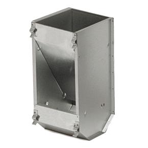 Кормушка бункерная для кроликов 1 секция металл без крышки 