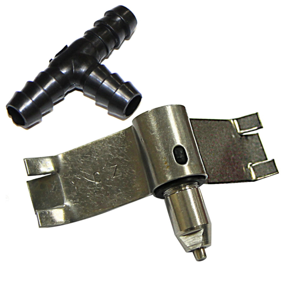 Поилка ниппельная для птиц/кроликов с распорным креплением