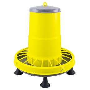 Кормушка бункерная COMPACTA 15.5 кг пластик с разделительной решеткой на ножках