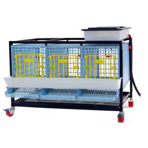 Клетка Comfortplast для кур-несушек 3 секции, 1 ярус высотой 40 см, пластиковая