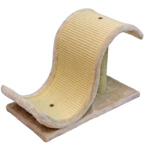Когтеточка-волна 48х25х33 см, кремовый