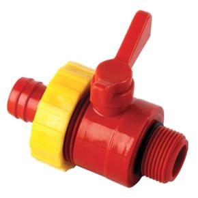 Кран с патрубком для шланга