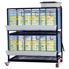 Клетка Comfortplast для бройлеров 3 секции, 2 яруса, пластиковая