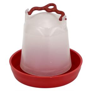 Поилка вакуумная 0,5 л с ручкой для цыплят, кур