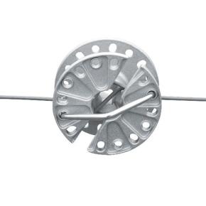 Натяжитель катушечный для проводов и тросов круглый