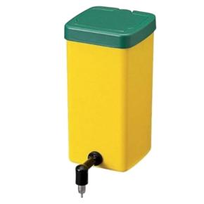 Поилка ниппельная с бачком HobbyFarm 1 л 180 градусов для птиц и кроликов с креплением на клетку