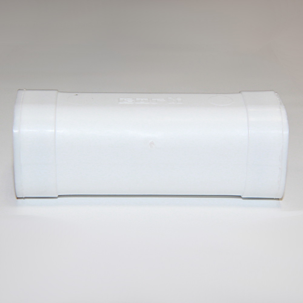 Муфта жесткая 8 см с уплотнительными кольцами на трубу 22х22 мм