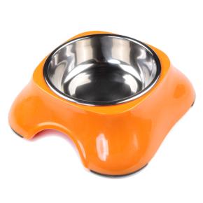 Миска для собак и кошек, 11x14.8x5 см, 150 мл, оранжевый