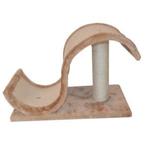 Когтеточка-волна 48х25х33 см, темно-бежевый