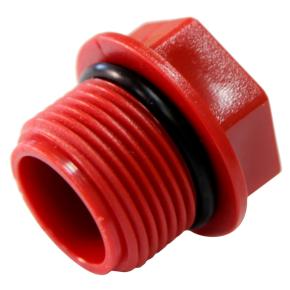 Заглушка 3/4", винтовая, пластиковая