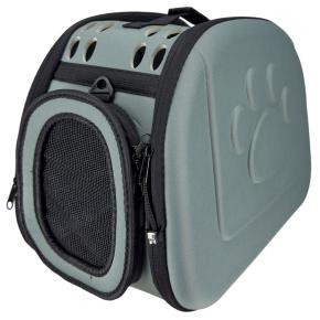 Сумка-переноска с жесткими стенками 46х29х34 см, светло-серый