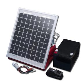 Солнечная панель 6 Вт с аккумулятором 12 В для электропастухов Olli 30B и 70B