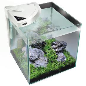 Аквариум Newa More NMO 50W Daylight LED 45 л с фильтром, нагревателем и освещением рассвет-закат, белый NEW VERSION