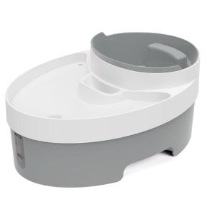 Автопоилка фонтан для кошек и собак Petwant PW-101 3 л с отделением для корма или травы