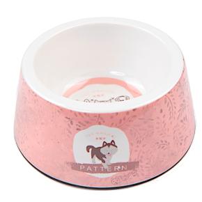 Миска меламиновая для кошек и собак, диаметр 15 см, 350 мл, хаски