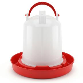 Поилка вакуумная 1 л с ручкой для цыплят, перепелов и мелкой птицы