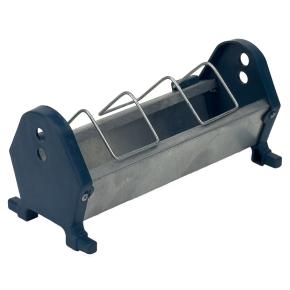 Кормушка лотковая 25 см оцинкованная сталь для цыплят и мелкой птицы