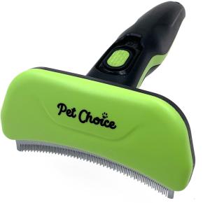 Дешеддер L с дугообразным лезвием 100 мм и с кнопкой самоочистки для вычесывания шерсти животных