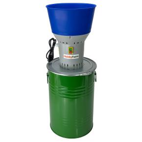 Зернодробилка HobbyFarm EM-60 для измельчения зерна электрическая с функцией мельницы / в комплекте 4 сита