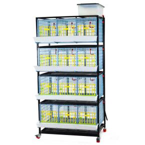 Клетка Comfortplast для бройлеров 3 секции, 4 яруса, пластиковая