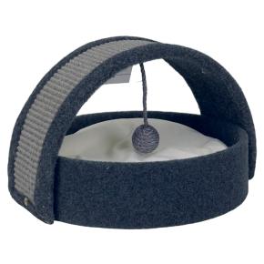 Когтеточка-лежак 40х42х30 см, графит