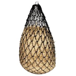 Рептух сетка для сена Gaun 60x90 см, нейлоновый, черный, ячейки 5x5 см