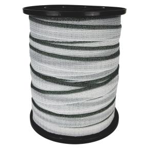 Лента для электропастуха FarmGuard зелено-белая 24 мм / 200 м