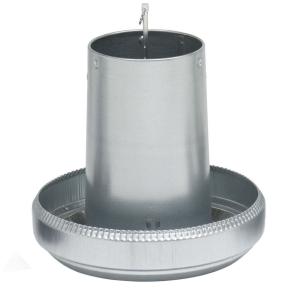 Кормушка бункерная 18 кг оцинкованная сталь без крышки для индеек