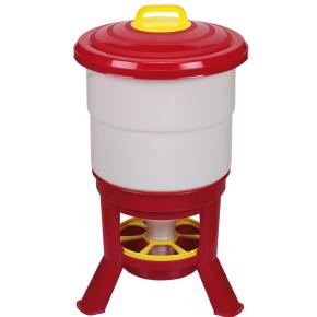 Кормушка бункерная Imperial 35 кг пластик с разделительной решеткой на ножках