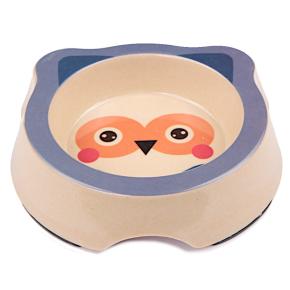 Миска для собак и кошек, 14.5x14.5x3.5 см, 260 мл, синий