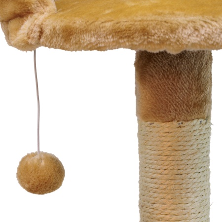 Когтеточка-комплекс 36х36х88 см, бежевый