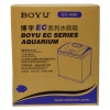 Аквариум Boyu EC-400 панорамный, 33 л, с фильтром и LED-лампой, черный​