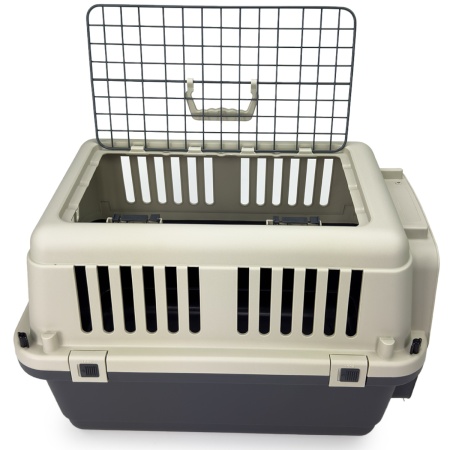 Переноска Safari Range 60х40х40 см для кошек и собак Pet Choice с металлической верхней решеткой​
