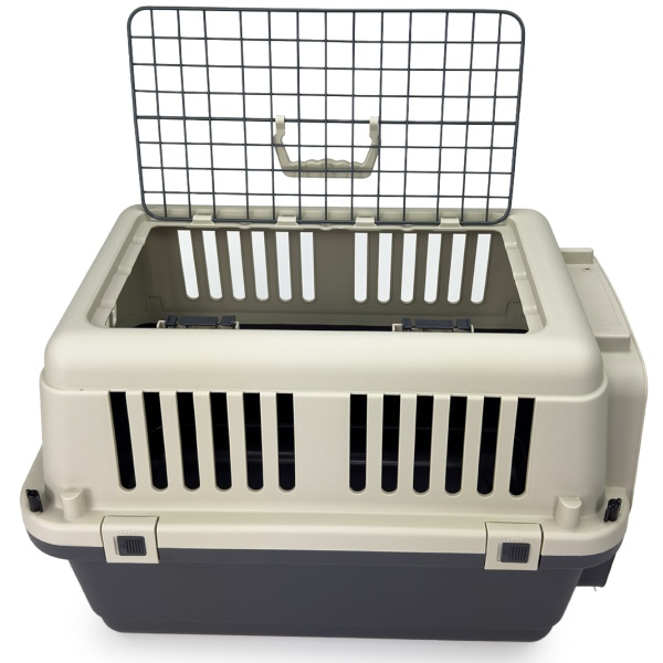 Переноска Safari Range 60х40х40 см для кошек и собак Pet Choice с металлической верхней решеткой