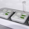 Гидропонная установка HobbyFarm Mini DQ6200-LA, домашний умный смарт сад, 3 ячейки, с фитолампой