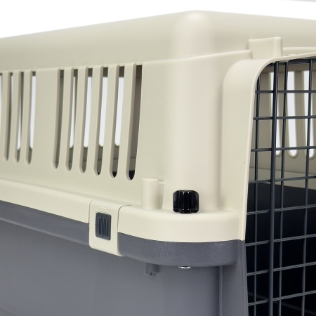 Переноска Safari Range 60х40х40 см для кошек и собак Pet Choice с металлической верхней решеткой​