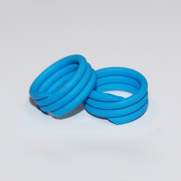 Кольца меточные 12 мм спиральные для птиц, 100 шт.